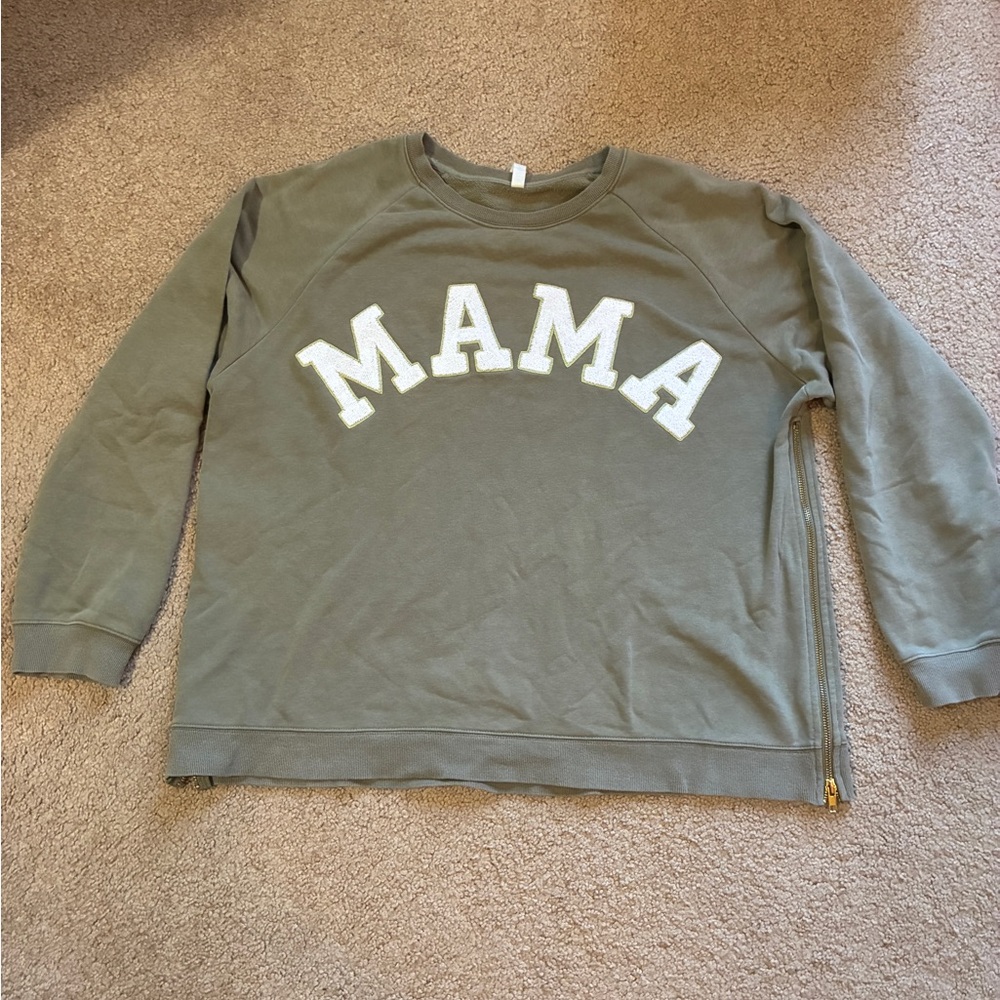 Green 'MAMA' Sweatshirt